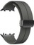 Huawei Watch D2 Uyumlu Kordon Kayış D-Buckle Mıknatıslı Silikon Koyu Gri 1