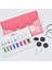 Knitpro Zing Mini 5cm Değiştirilebilir Misinalı Şiş Seti 47432 + Balım Örgü Evi Şiş Ölçer Hediyeli 2