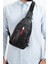 Unisex Çapraz Omuz ve Bel Çantası Siyah Suya Dayanıklı Günlük Seyahat Çantası (BOY:30CM EN:16CM) 1