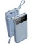 10.000 Mah Dijital Göstergeli Kendinden Kablolu Powerbank Mavi PB-120 2