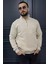 Yarım Fermuarlı Cepli Double Face Erkek Sweatshirt P-00013588 2