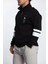 Erkek Yaka Fermuarlı Nakışlı Sweatshirt P-00006414 3