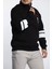 Erkek Yaka Fermuarlı Nakışlı Sweatshirt P-00006414 4