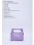 Lila Shk24 Soft Deri Düğüm Detaylı Zincir Askılı El Ve Omuz Çantası U:14 E:22 G:8 Cm 3
