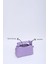 Lila Shk24 Soft Deri Düğüm Detaylı Zincir Askılı El Ve Omuz Çantası U:14 E:22 G:8 Cm 5
