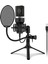 Profesyonel Stüdyo Mikrofon Kayıt Frekans Aralığı: 20Hz – 20KHZ Condenser Masaüstü Canlı Yayın Mikrofonu Pc Usb, Oyun, Podcast, Kayıt, Yayın, Mac, Winows ile Uyumlu X1 1