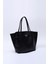 Siyah Shk159 Deri, Astarlı, Çıtçıtlı, Kilit Detaylı El, Kol Ve Omuz Çantası U:25 E:40 G:10 Cm 2