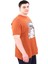 Mode Xl Büyük Beden Erkek T-Shirt Bisiklet Yaka Statue U25027 Tarçın 3