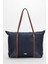 Kadın Şeritli Shopper Omuz Çantası Boris 1