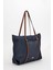 Kadın Şeritli Shopper Omuz Çantası Boris 2