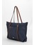 Kadın Şeritli Shopper Omuz Çantası Boris 3