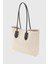 Kadın Retro Vintage Shopper Çanta Soft Krem 264 2