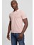 Erkek Pembe Yıkamalı Polo Tişört 1