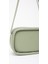 Mint Yeşil Shk62 Tek Bölmeli Deri Çapraz Askılı Omuz Çantası U:15 E:21 G:7 Cm 5