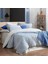Trina Mavi King Size (Battal Boy) %100 Pamuk Mood Comfort Nevresim Takımı 1