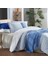 Trina Mavi King Size (Battal Boy) %100 Pamuk Mood Comfort Nevresim Takımı 2