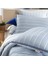Trina Mavi King Size (Battal Boy) %100 Pamuk Mood Comfort Nevresim Takımı 4