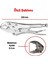 10" Inç 250 mm Eğimli Ayarlı Ayarlanabilir Metal Çelik Pense Çok Amaçlı Pense Mengene Sıkma Sökme El Aleti 2