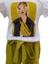 Kız Çocuk T-Shirt Şort Ikili Takım Penye 4 Yaş Beyaz - Yeşil 2