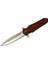 Populermarketim - 4-11 Kahverengi Kamp Çakı 21CM- Yarı Otomatik, Kemerlikli, Ahşap Sap 1
