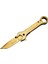 Populermarketim - 8000C Anahtar Görünümlü Gold Kamp Çakı 19 cm - Otomatik, Metal Sap 1