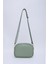 Mint Yeşil Shk194 Deri 2 Bölmeli Fermuarlı Ayarlanabilir Kolon Askılı Omuz Çantası U:16 E:21 G 4