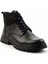 Siyah Deri Erkek Bot & Bootie E02035963041 3