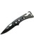 Populermarketim - A1103B Siyah Kamp Çakı 15 cm - Kancalı Metal Saplı 1