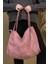 Lolita 00s Shopper Bag Fermuarlı, Astarlı , Kumaş, Kol Ve Omuz Çantası / Okul & Günlük 2