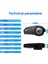 Populermarketim - BT35 Kask Kulaklık Bluetooth 5.0 Motosiklet Interkom Su Geçirmez Kablosuz Kulaklık 4