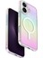 Apple iPhone 16 Kılıf Holografik Renk Değiştiren Koruyucu Magclick™ Kapak Hibrit Polikarbonat Malzeme 1
