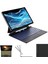 Samsung Galaxy Tab S9 Fe Plus 12.4" Tablet Uyumlu Magic Keyboard Touchpad Rgb Işıklı Klavyeli Kılıf Magnetik Kalem Yuvalı SM-X610 2