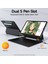 Samsung Galaxy Tab S9 Fe Plus 12.4" Tablet Uyumlu Magic Keyboard Touchpad Rgb Işıklı Klavyeli Kılıf Magnetik Kalem Yuvalı SM-X610 3