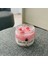 Çilekli Cupcake Tasarımlı Çilek Kokulu Tasarım Kavanoz Mum 2