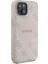 Apple iPhone 15 Kılıf Lisanslı M-Safe Şarj Özellikli Yazı Logolu Circle Classic Kapak Pembe 3