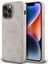 Apple iPhone 14 Pro Max Kılıf Lisanslı M-Safe Şarj Özellikli Yazı Logolu Circle Classic Kapak Pembe 1