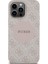 Apple iPhone 14 Pro Max Kılıf Lisanslı M-Safe Şarj Özellikli Yazı Logolu Circle Classic Kapak Pembe 2