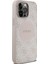 Apple iPhone 14 Pro Max Kılıf Lisanslı M-Safe Şarj Özellikli Yazı Logolu Circle Classic Kapak Pembe 3