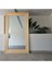 200 x 120 cm Ağaç Çerçeveli Boy Ayna - Doğal Ağaç Çerçeveli Dev Boy Aynası - Büyük Boy Ayna - Natural 4