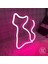 60 cm Kumandalı Neon LED Tasarım Duvar Dekor Aydınlatması - Özelleştirilebilir LED Tabela 2