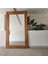 200 x 120 cm Ağaç Çerçeveli Boy Ayna - Doğal Ağaç Çerçeveli Dev Boy Aynası - Büyük Boy Aynası - Ceviz 4