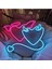 120 cm Kumandalı Neon LED Tasarım Duvar Dekor Aydınlatması - Özelleştirilebilir LED TABELA-135 1