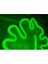 120 cm Kumandalı Neon LED Tasarım Duvar Dekor Aydınlatması - Özelleştirilebilir LED TABELA-122 2