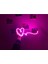90 cm Kumandalı Neon LED Tasarım Duvar Dekor Aydınlatması - Özelleştirilebilir LED TABELA-111 2