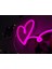 90 cm Kumandalı Neon LED Tasarım Duvar Dekor Aydınlatması - Özelleştirilebilir LED TABELA-111 5