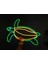 60 cm Kumandalı Neon LED Tasarım Duvar Dekor Aydınlatması - Özelleştirilebilir LED TABELA-108 3