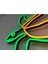 60 cm Kumandalı Neon LED Tasarım Duvar Dekor Aydınlatması - Özelleştirilebilir LED TABELA-108 5