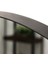 200 x 90 cm Oval Boy Aynası - Metal Çerçeveli Özel Tasarım Tam Boy Dev Ayna - Siyah 3