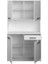 Arslan Çok Amaçlı Dolap-Mikrodalga-Erzak-Airfryer-Mutfak-Kiler Dolabı-Kahve KÖŞESI-BEYAZ-100 cm 5