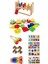 Montessori Eğitici Ahşap Kavram Oyuncakları Ritim Müzik Aletleri Yapboz Puzzle 10 Lu Anaokulu Özel Eğitim Materyalleri Seti 1